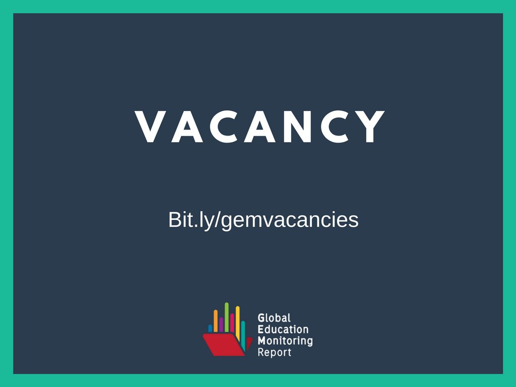 The @GEMReport is looking for a cartoonist, a graphic animation illustrator and …