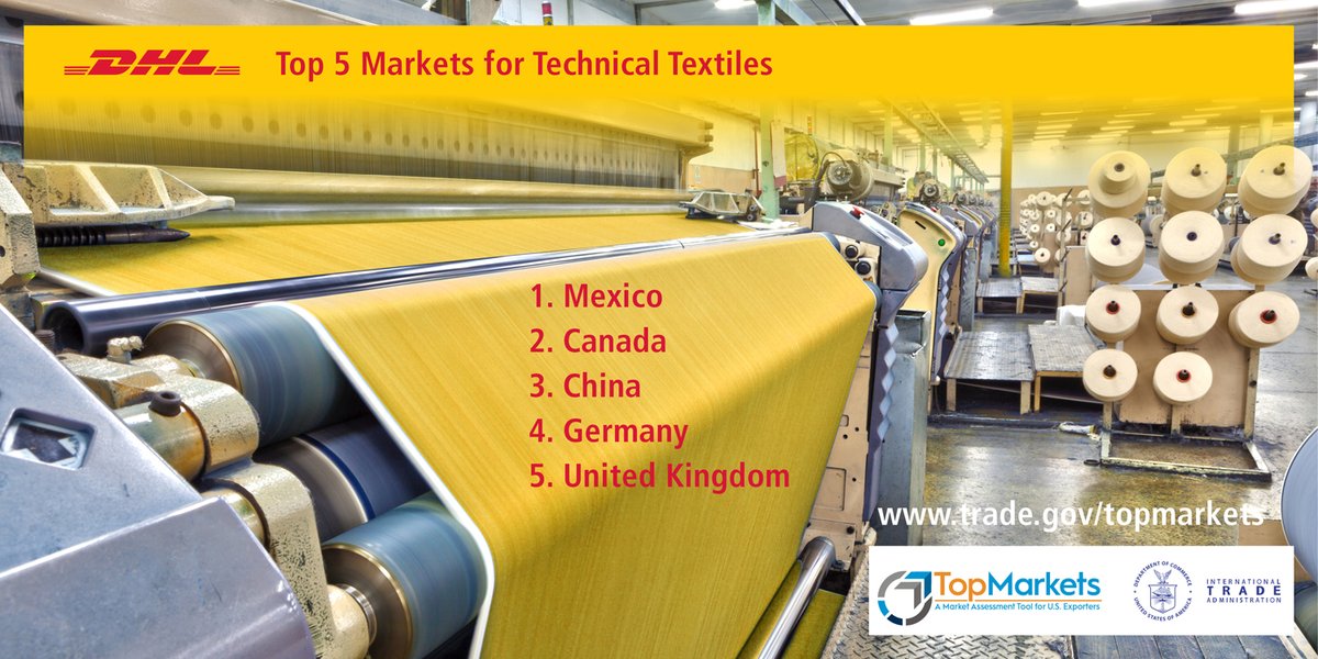 Where can you trade your technical textiles?
@TradeGov has the scoop!…