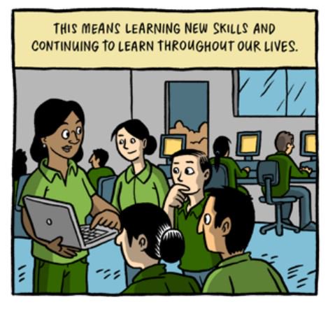 Education must keep up with the changing face of work & produce more high-skill …