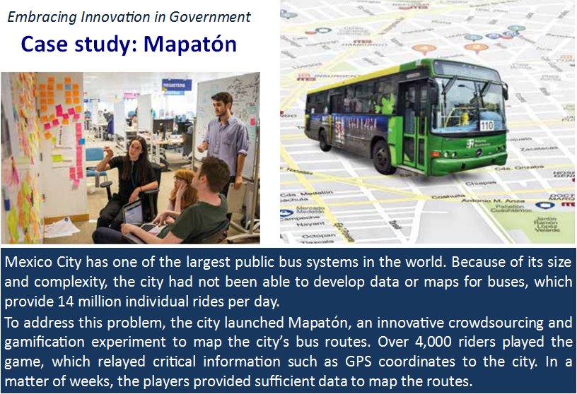 Who says #government can’t be innovative? Here’s how #crowdsourcing & gamificati…