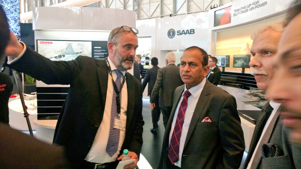 Our next stop. @Saab at #MakeInKarnataka! SIPP @rabhishek1982 + AS @atul1chaturv…