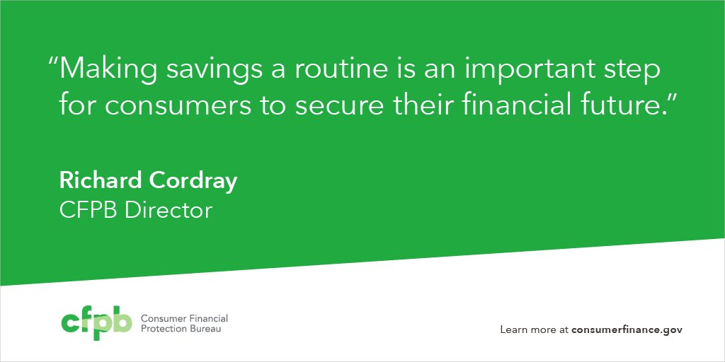 It’s America Saves Week. Learn how you can set a goal, make a plan, and save:  #…