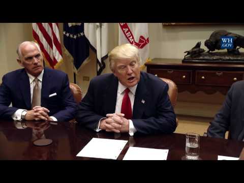 President Trump Leads a Listening Session with Health Insurance Company CEOs