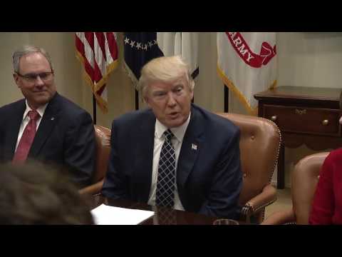 President Trump Leads an NEC Listening Session With CEOs of Small and Community Banks