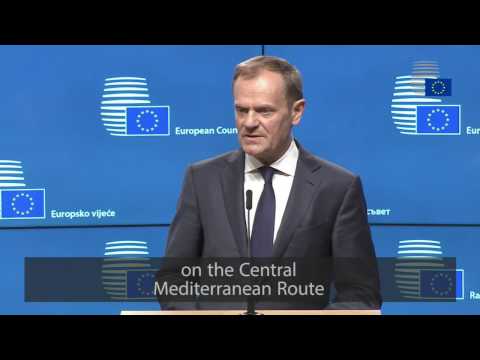 President Tusk outlines European Council agenda