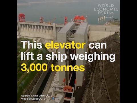 This elevator can lift a ship weighing 3,000 tonnes
