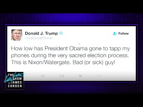 President Trump Tweets about the Tapps