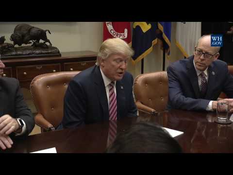 President Trump Leads a Healthcare Discussion with Key House Committee Chairmen