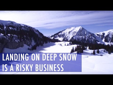 Flying in a ‘white-out’: helicopter trials in the Swiss mountains