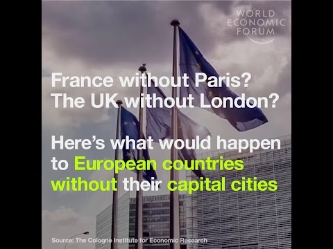 France without Paris?   The UK without London?   Here’s what would happen to European countries with