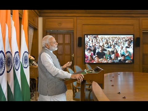 PM Modi addressing 29th edition of International Yoga Festival in Rishikesh via VC