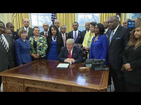 President Trump Signs the HBCU Executive Order