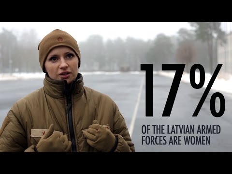 Latvian Army Female Officer