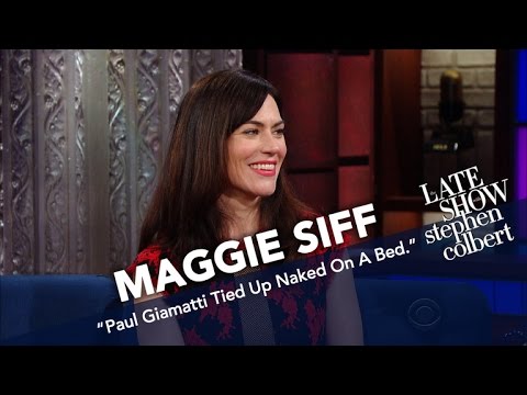 Maggie Siff Talks About Getting Naughty With Paul Giamatti
