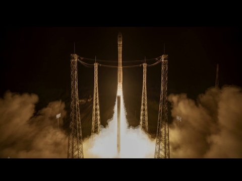 This timelapse video shows the Sentinel-2B satellite, from final preparations to…