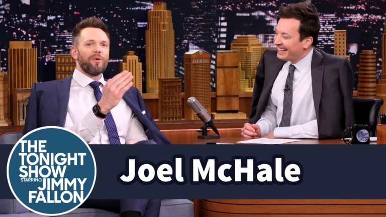 Joel McHale and Jimmy Cape Up Their Interview