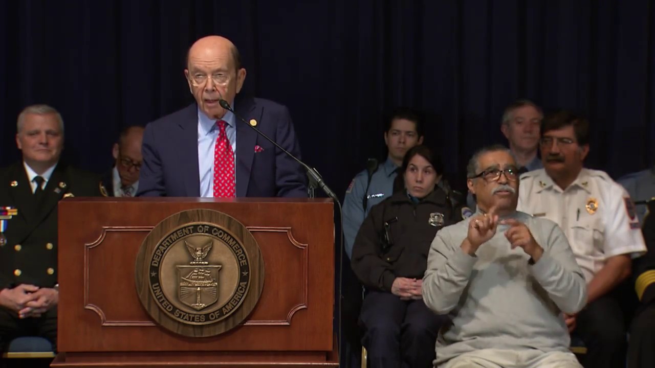 Secretary Ross’s Announcement Regarding Dedicated Public Safety Public S…