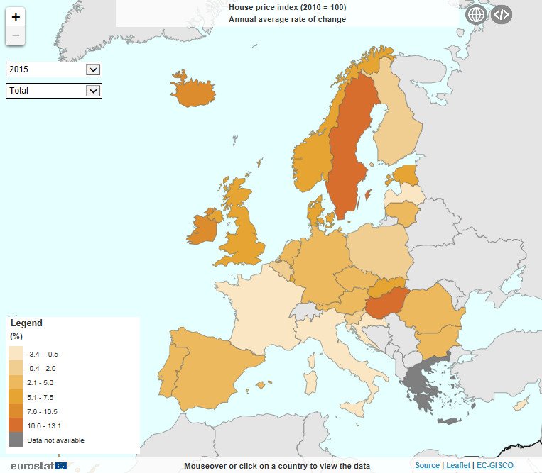A new section on Housing price statistics has been added to #Eurostat website  …