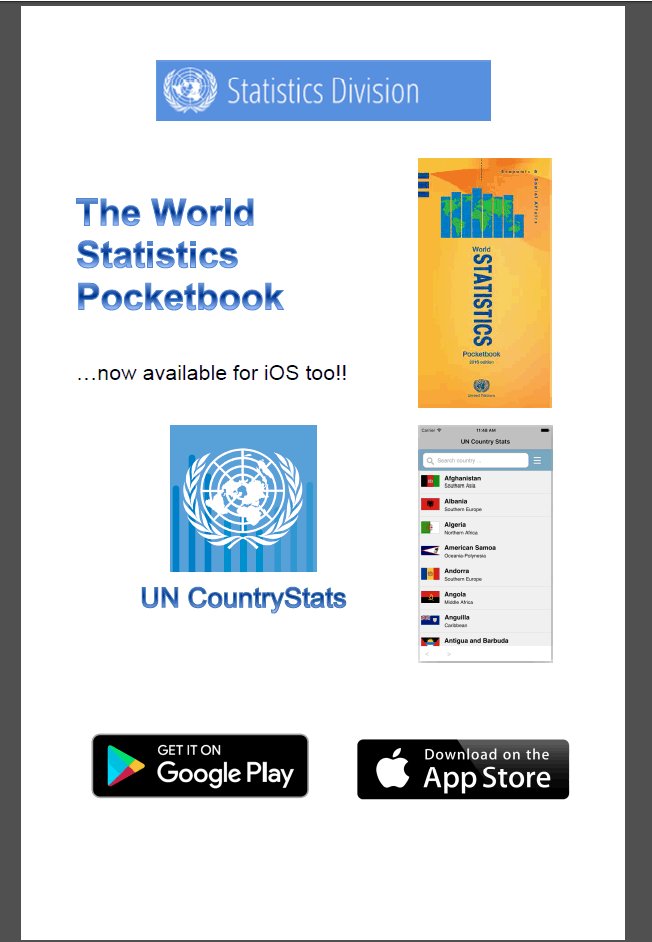 In case you missed it: last week we re-launched the World Statistics Pocketbook …