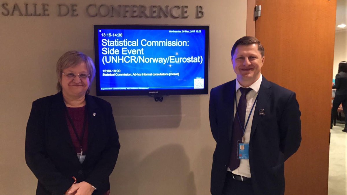 UNSC side event on International Recommendations on refugee statistics has just …