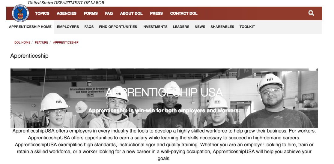 ApprenticeshipUSA offers the tools to develop a highly skilled workforce. Get th…