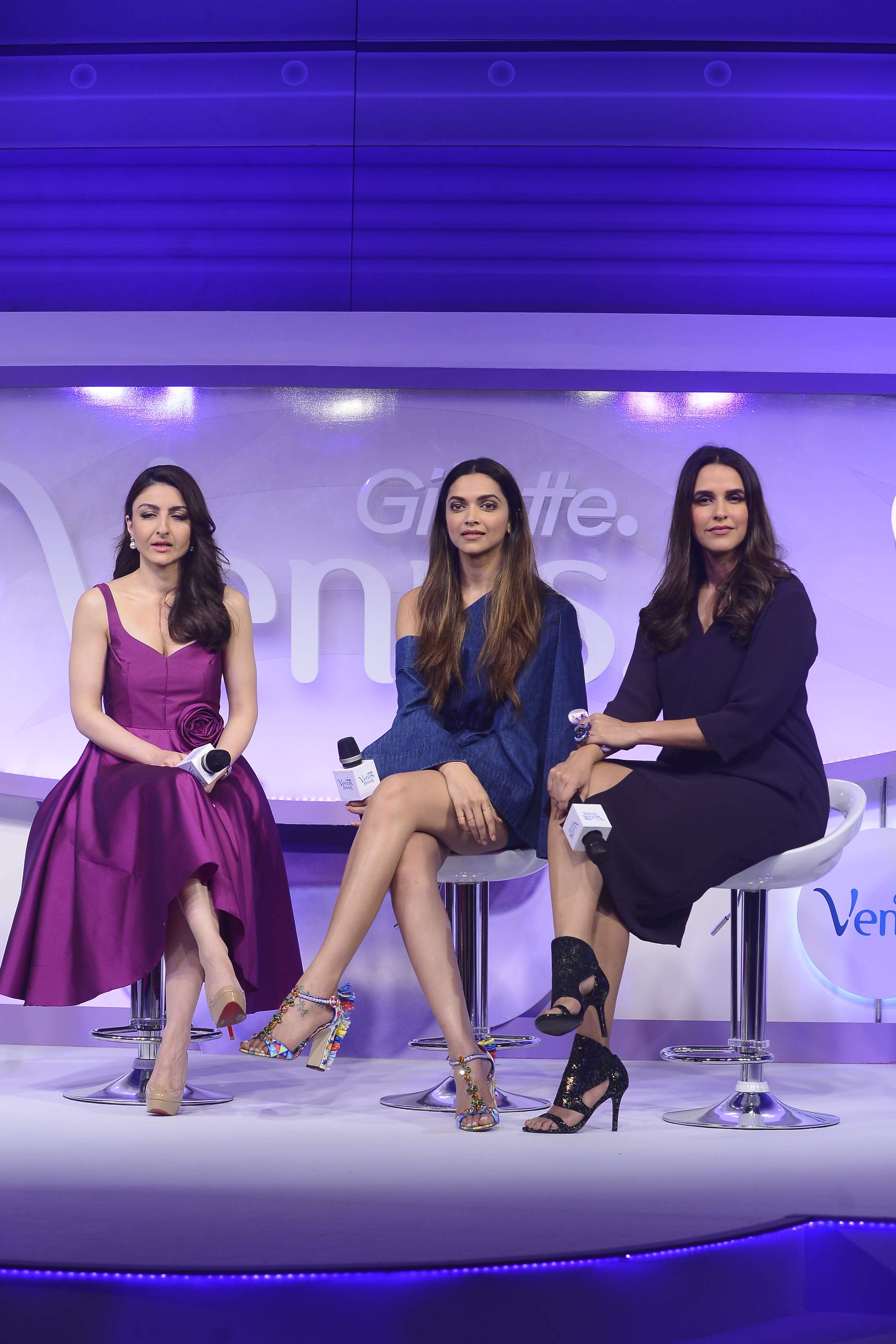 Beautiful Deepika Padukone, Soha Ali Khan & Neha Dhupia | Gillette