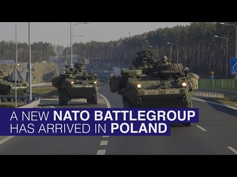 NATO troops arrive in Poland