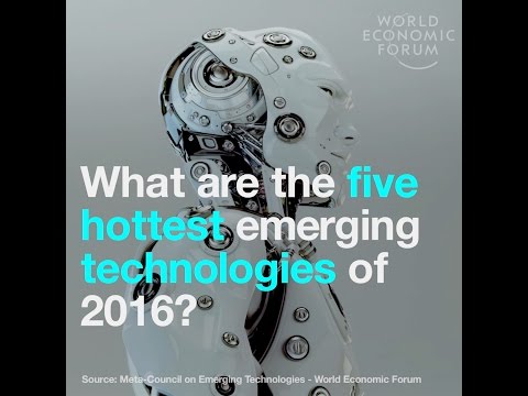 What are the five hottest emerging technologies of 2016?