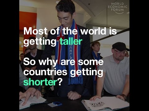 Most of the world is getting taller so why are some countries getting shorter?