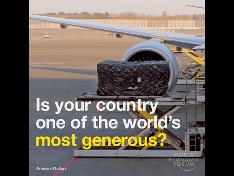 Is your country one of the world’s most generous?