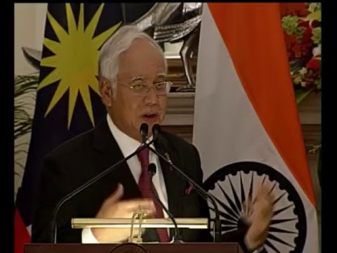 PM Modi at Exchange of Agreements with PM of Malaysia, Dato’ Sri Mohd Najib Bin Tun Abdul Razak