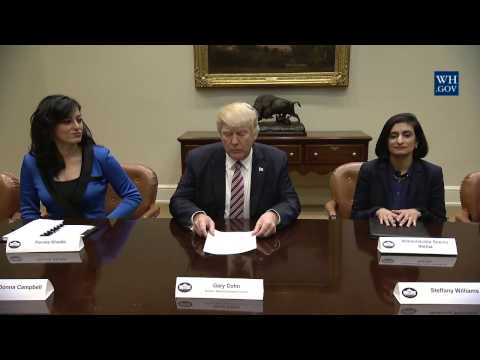 President Trump Participates in a Roundtable with Women Small Business Owners