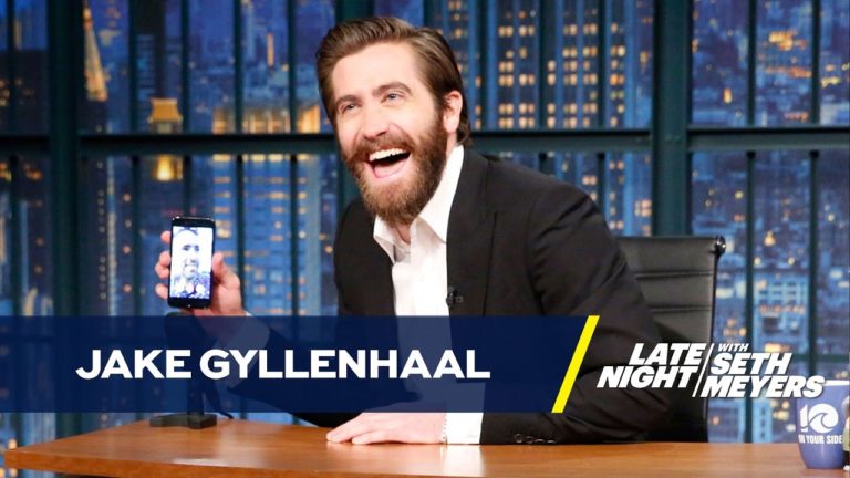 Jake Gyllenhaal and Ryan Reynolds FaceTime on Late Night