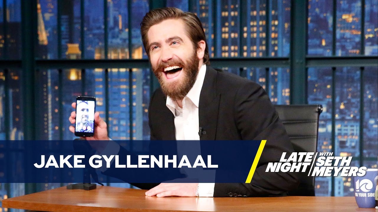 Jake Gyllenhaal and Ryan Reynolds FaceTime on Late Night