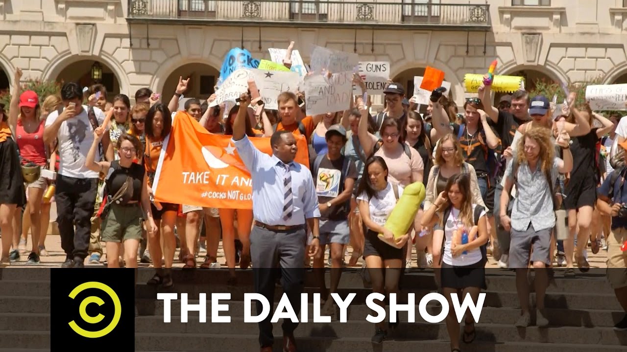 Texas Students Opt For C**cks Not Glocks: The Daily Show