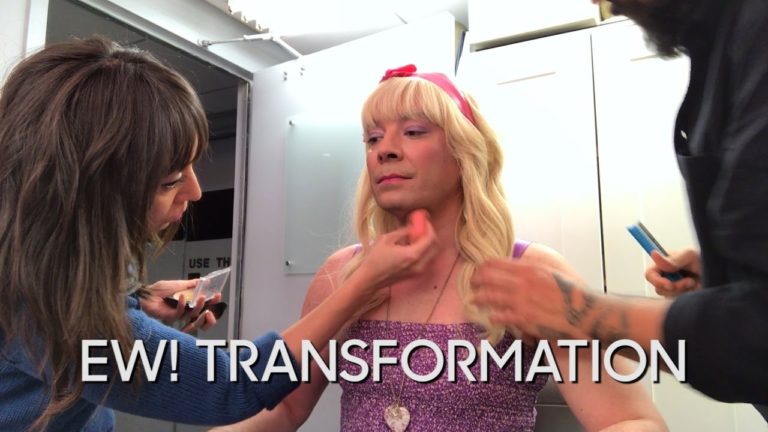 Jimmy Fallon Transforms into Sara from “Ew!”