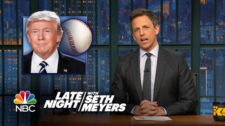 Trump Turns Down Offer to Throw Out First Pitch, Female Athlete Concussion Rate – Monologue
