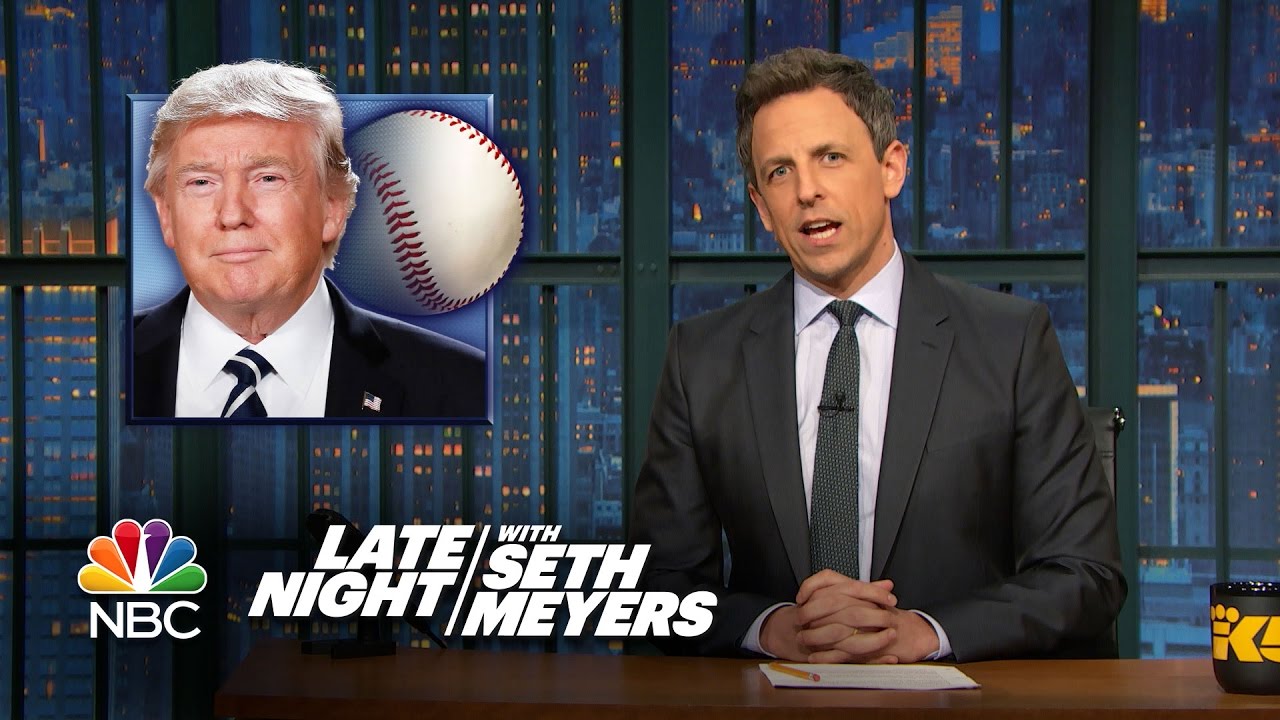 Trump Turns Down Offer to Throw Out First Pitch, Female Athlete Concussion Rate – Monologue