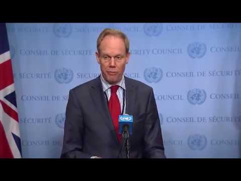 UNSC President Matthew Rycroft (UK) on UNDOF, South Sudan & other matters – Media Stakeout