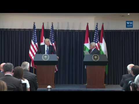 President Trump Gives Remarks with President Abbas
