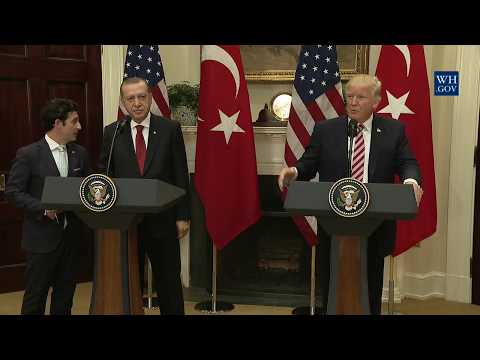 President Trump Gives Joint Statements with President Erdogan