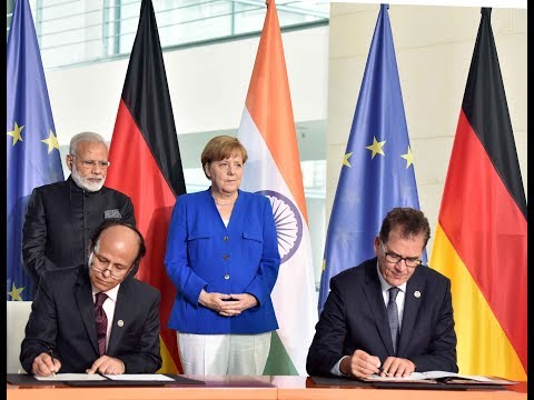 PM Narendra Modi at Exchange of Agreements & Press Statement in Germany