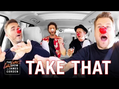 Comic Relief – Take That Carpool Karaoke: UK Red Nose Day Special Edition