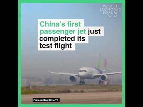 China’s first passenger jet just completed its test flight