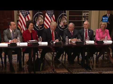 President Trump Leads a Strategic and Policy CEO Discussion