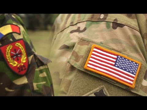 U.S. troops on deployment in Romania