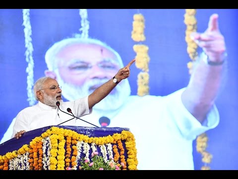 PM’s Speech: dedicates Phase I of SAUNI Project to the nation in Gopalanand Nagar, Botad (Gujarat)