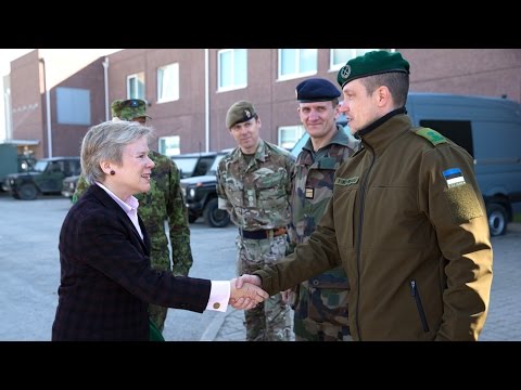 Deputy Secretary General Rose Gottemoeller visits NATO’s enhanced Forward Presence in Estonia
