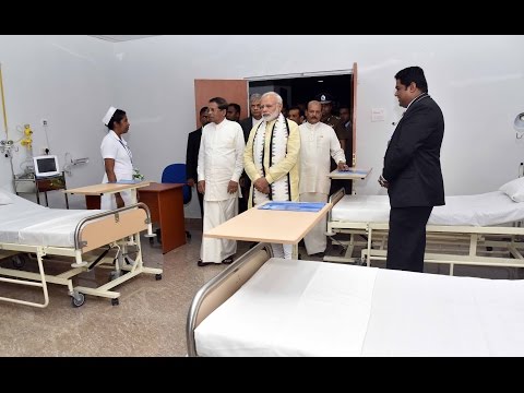 PM Narendra Modi at Inauguration of Dickoya Hospital in Dickoya, Sri Lanka