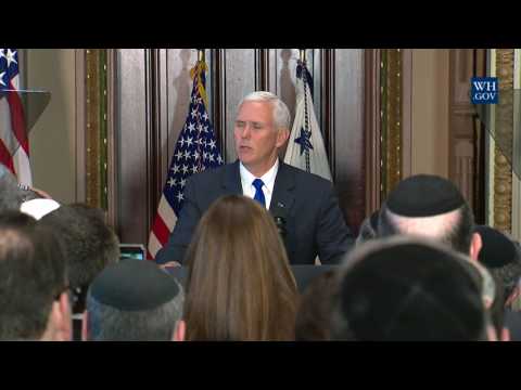 Vice President Pence Participates in an Israel Independence Day Commemoration Event